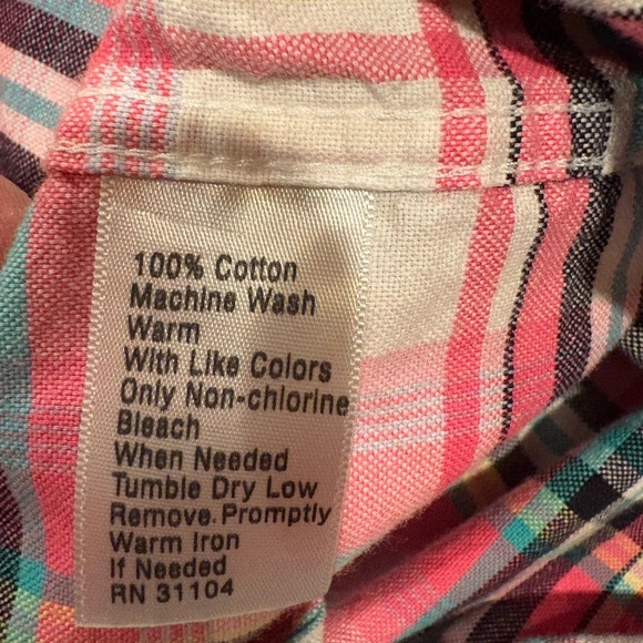 Saddlebred Women’s button up Plaid Shirt  size S - Picture 7 of 8